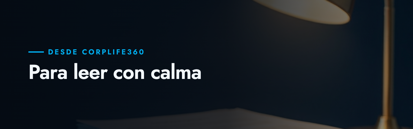 Para leer con calma